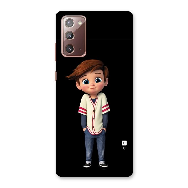 Cute Boy Tim Back Case for Galaxy Note 20