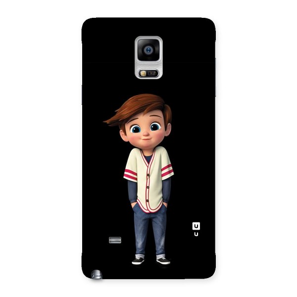 Cute Boy Tim Back Case for Galaxy Note 4