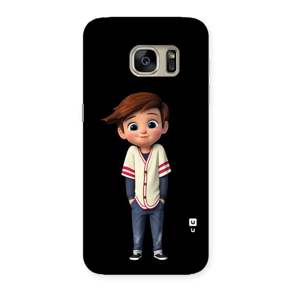 Cute Boy Tim Back Case for Galaxy S7