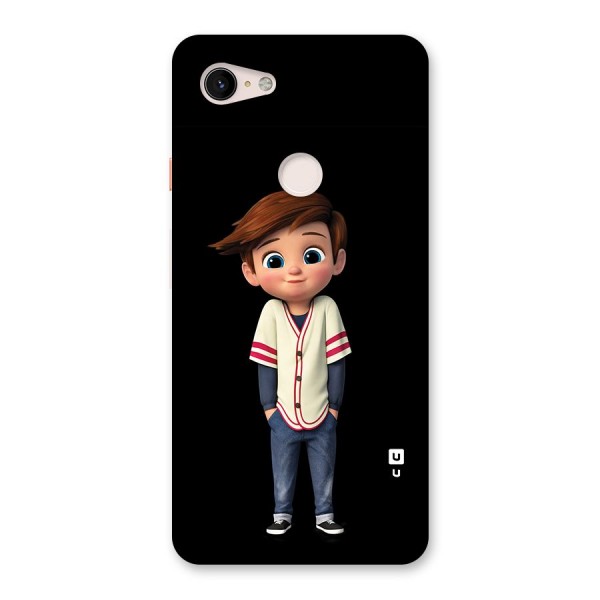 Cute Boy Tim Back Case for Google Pixel 3 XL