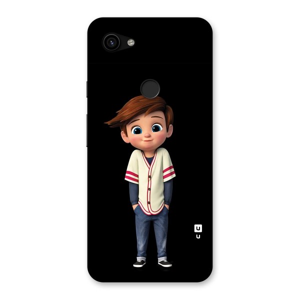 Cute Boy Tim Back Case for Google Pixel 3a XL