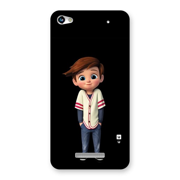 Cute Boy Tim Back Case for Micromax Hue 2