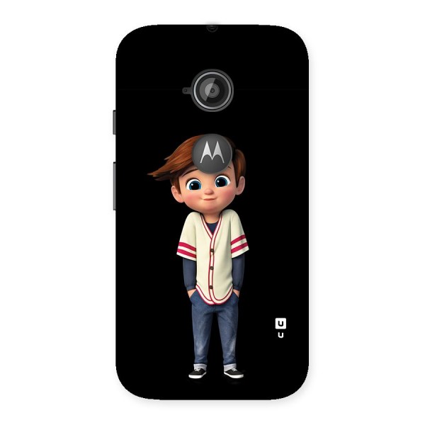 Cute Boy Tim Back Case for Moto E 2nd Gen