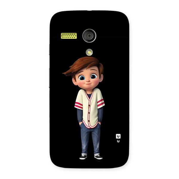 Cute Boy Tim Back Case for Moto G