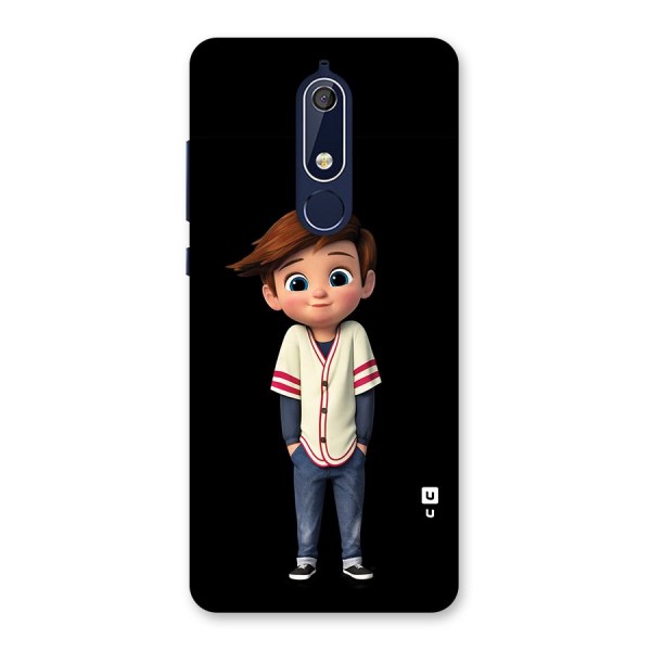 Cute Boy Tim Back Case for Nokia 5.1