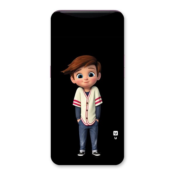 Cute Boy Tim Back Case for Oppo Find X