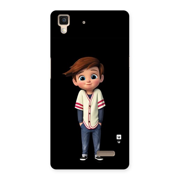 Cute Boy Tim Back Case for Oppo R7