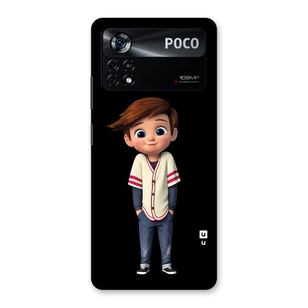 Cute Boy Tim Back Case for Poco X4 Pro 5G
