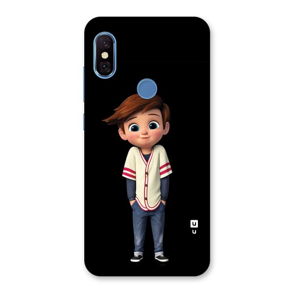 Cute Boy Tim Back Case for Redmi Note 6 Pro