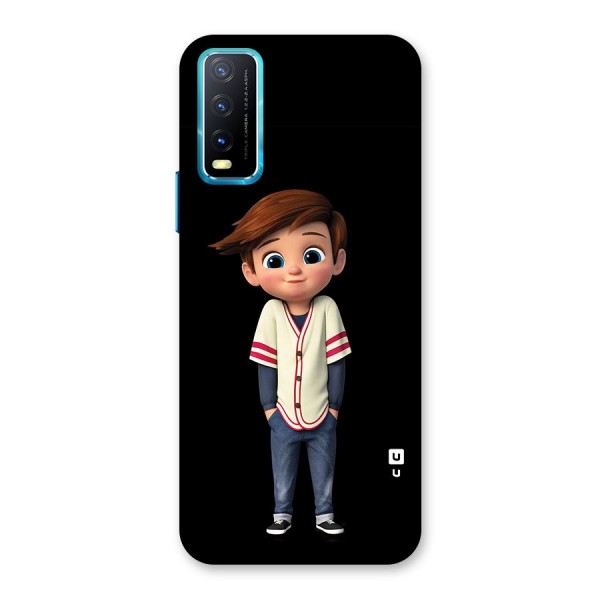 Cute Boy Tim Back Case for Vivo Y12s