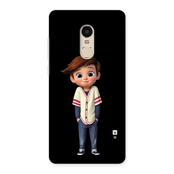 Cute Boy Tim Back Case for Xiaomi Redmi Note 4