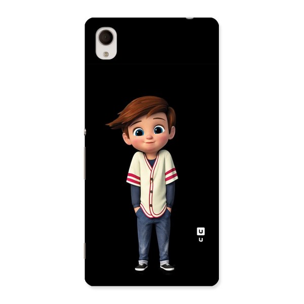 Cute Boy Tim Back Case for Xperia M4 Aqua