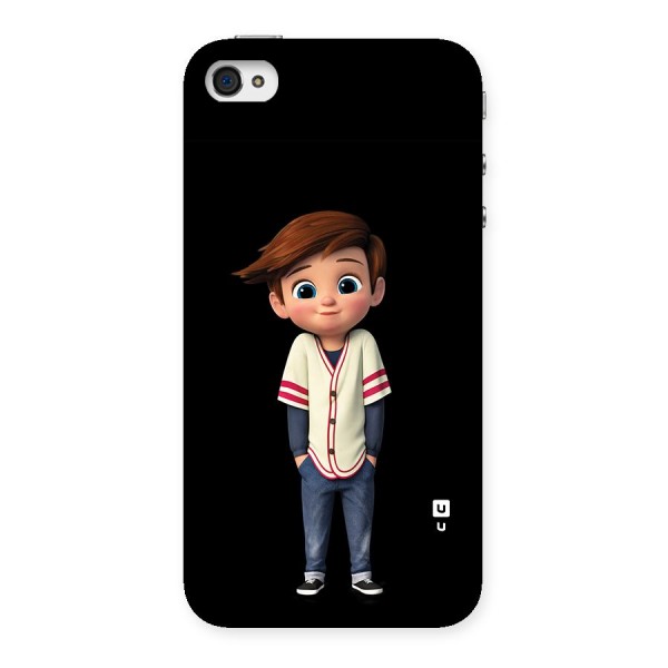 Cute Boy Tim Back Case for iPhone 4 4s