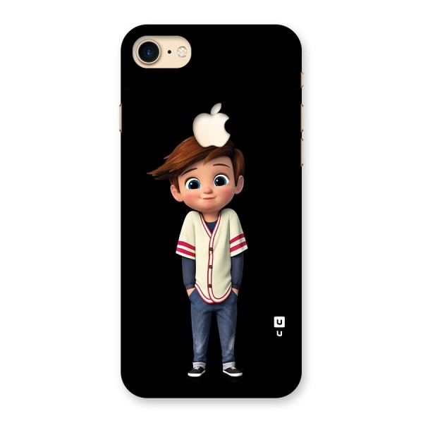 Cute Boy Tim Back Case for iPhone 7 Apple Cut