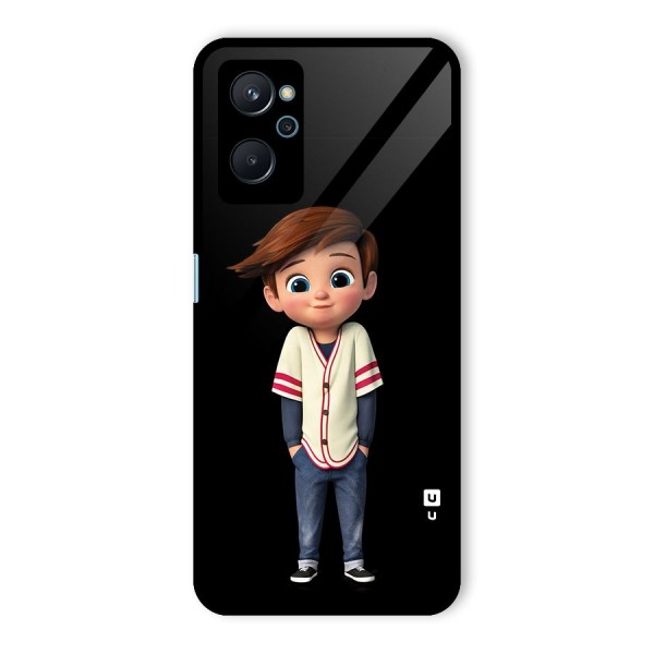 Cute Boy Tim Glass Back Case for Realme 9i