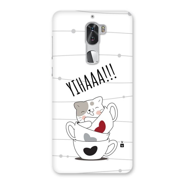 Cute Cat Cup Back Case for Coolpad Cool 1