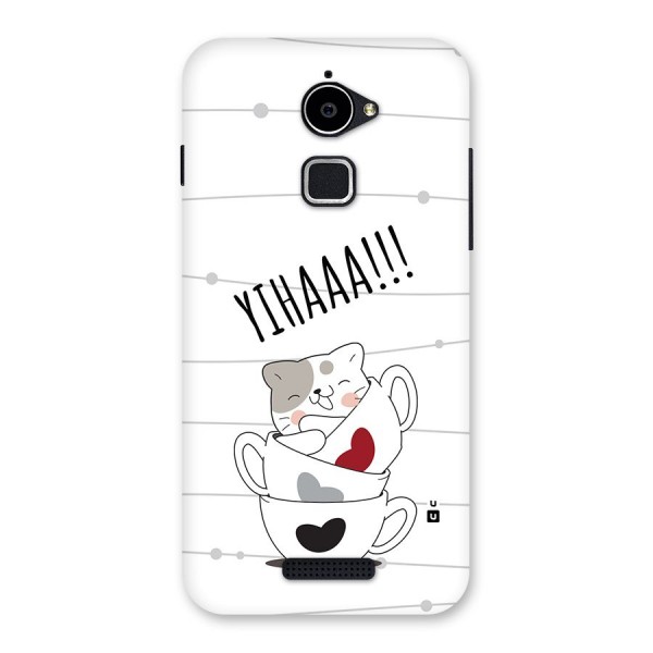 Cute Cat Cup Back Case for Coolpad Note 3 Lite