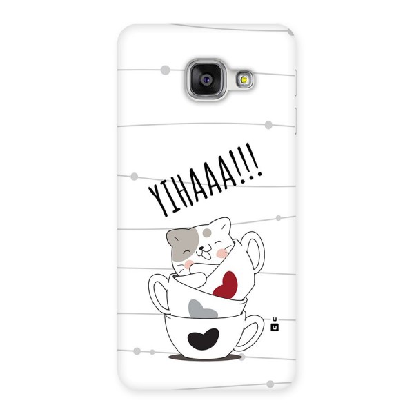 Cute Cat Cup Back Case for Galaxy A3 (2016)