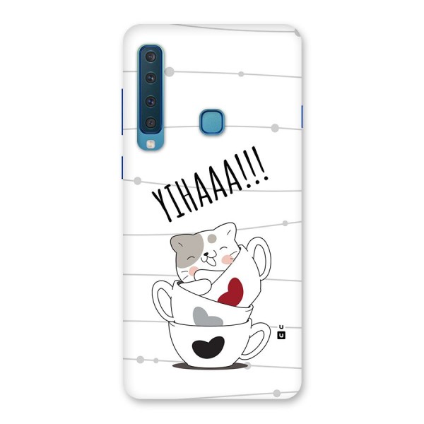 Cute Cat Cup Back Case for Galaxy A9 (2018)