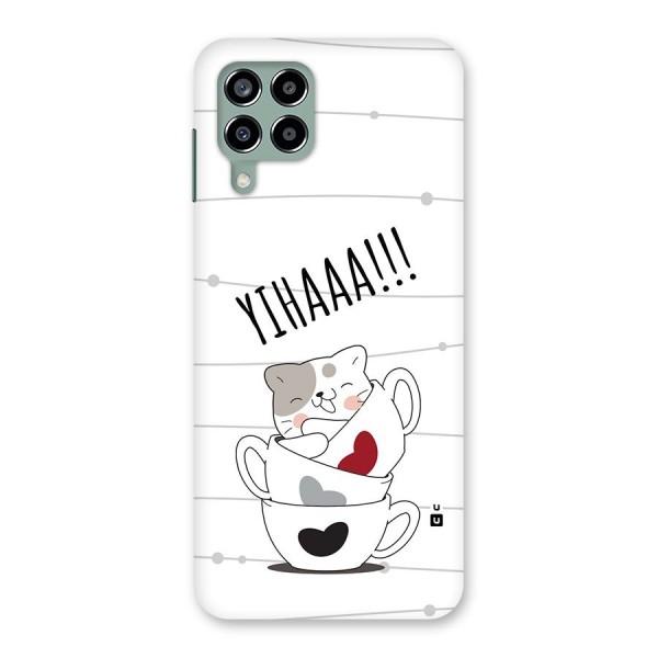 Cute Cat Cup Back Case for Galaxy M33