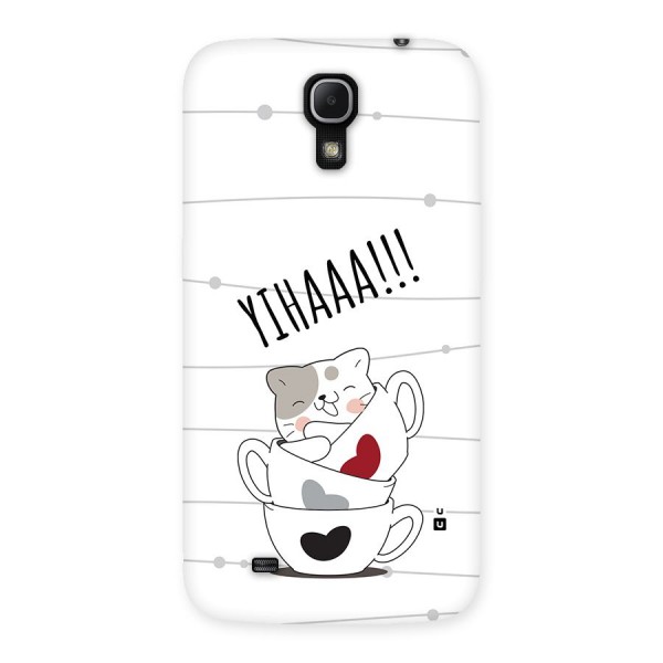 Cute Cat Cup Back Case for Galaxy Mega 6.3