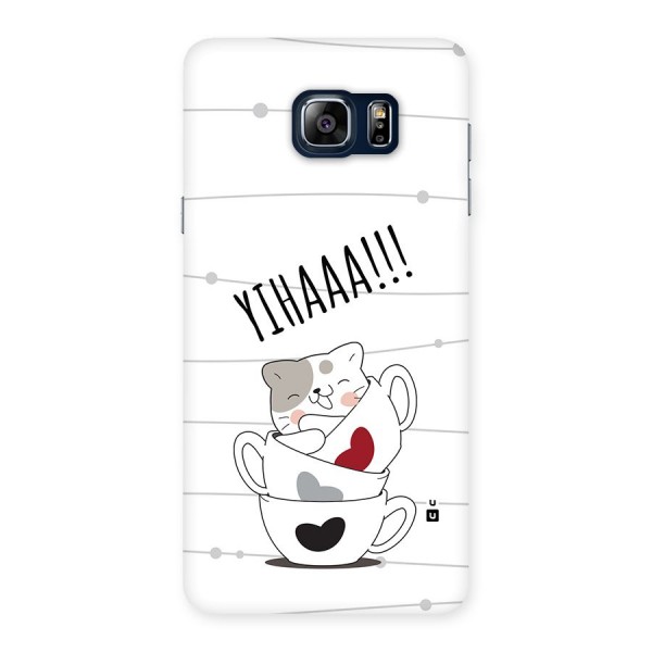 Cute Cat Cup Back Case for Galaxy Note 5