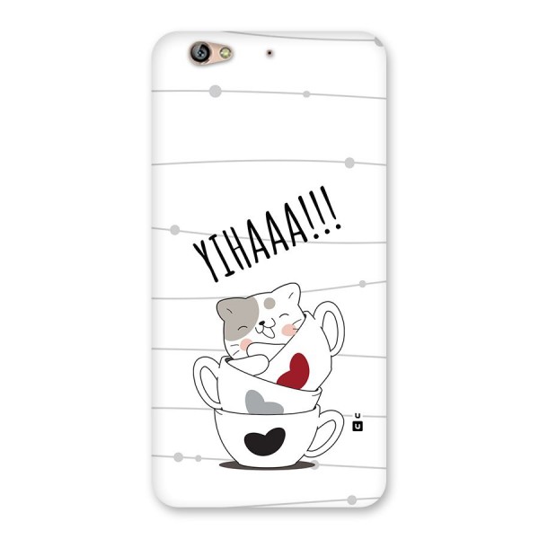 Cute Cat Cup Back Case for Gionee S6