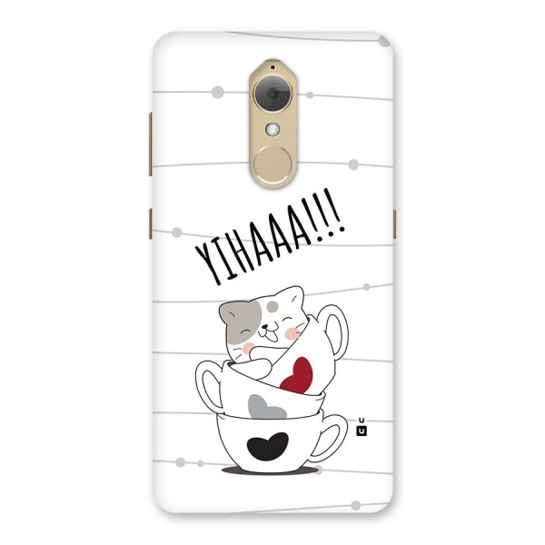 Cute Cat Cup Back Case for Lenovo K8