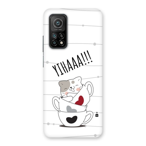 Cute Cat Cup Back Case for Mi 10T Pro 5G