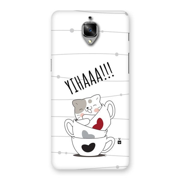 Cute Cat Cup Back Case for OnePlus 3T