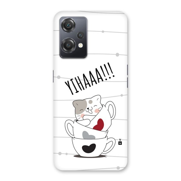 Cute Cat Cup Back Case for OnePlus Nord CE 2 Lite 5G