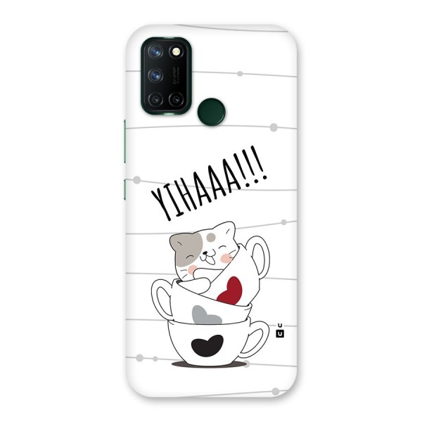 Cute Cat Cup Back Case for Realme 7i