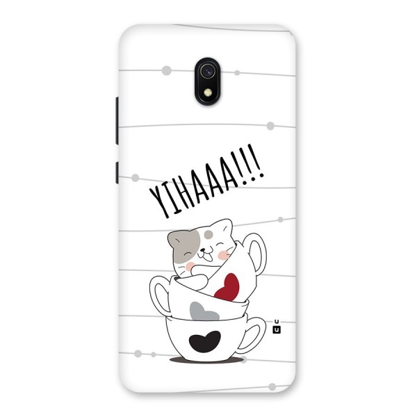 Cute Cat Cup Back Case for Redmi 8A