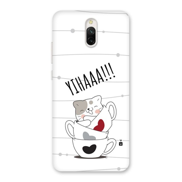 Cute Cat Cup Back Case for Redmi 8A Dual