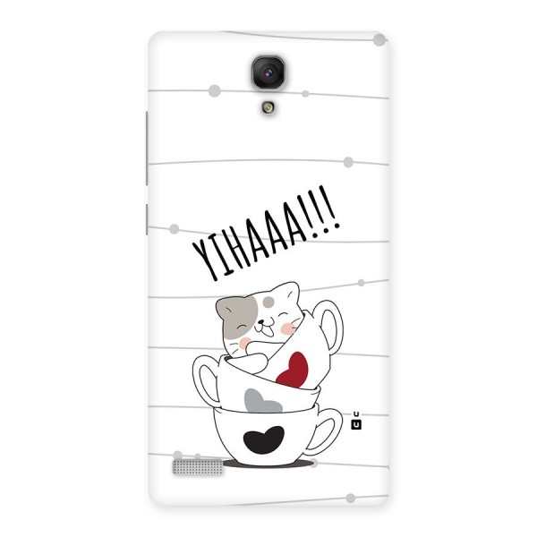 Cute Cat Cup Back Case for Redmi Note