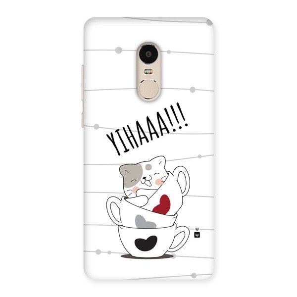 Cute Cat Cup Back Case for Redmi Note 4