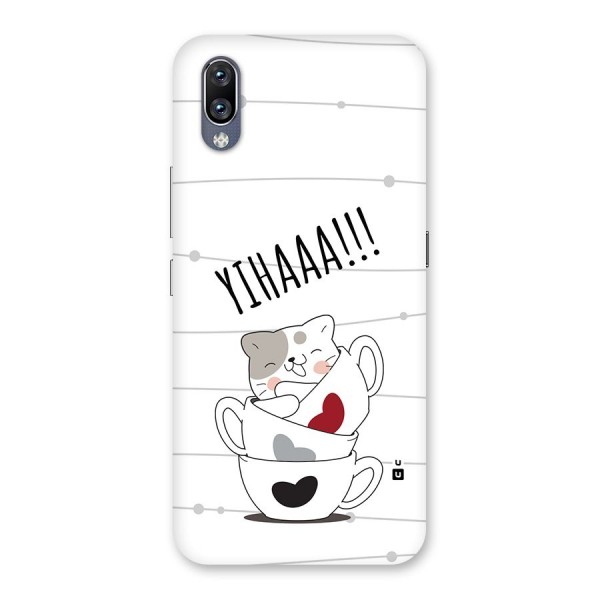 Cute Cat Cup Back Case for Vivo NEX