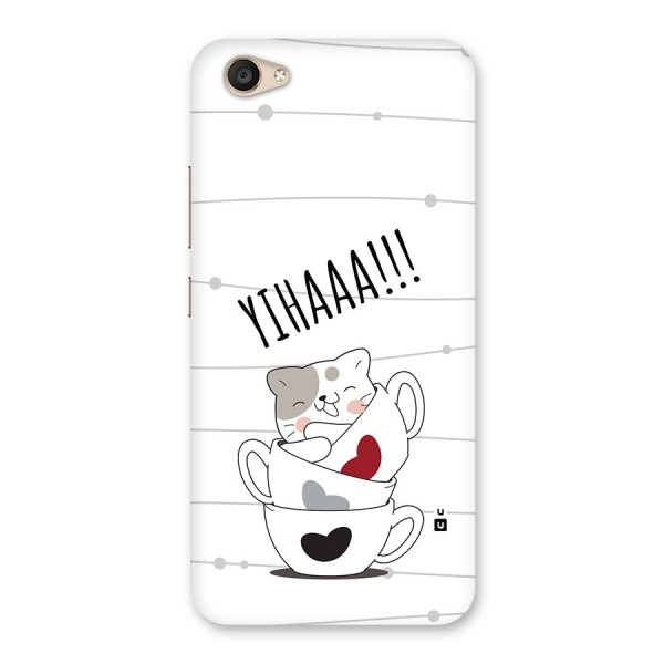 Cute Cat Cup Back Case for Vivo V5 Plus