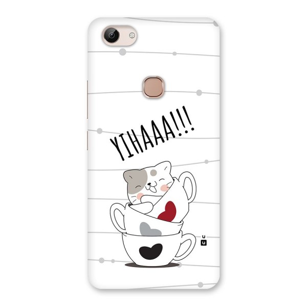 Cute Cat Cup Back Case for Vivo Y83