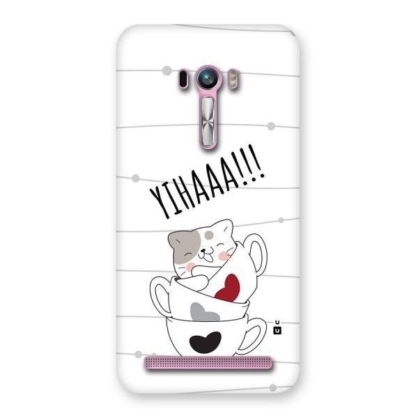 Cute Cat Cup Back Case for Zenfone Selfie