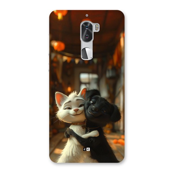 Cute Cat Dog Back Case for Coolpad Cool 1