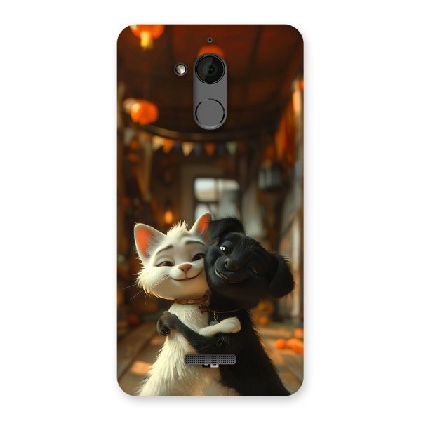 Cute Cat Dog Back Case for Coolpad Note 5