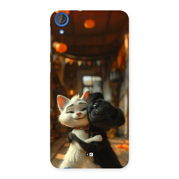 Cute Cat Dog Back Case for Desire 820s