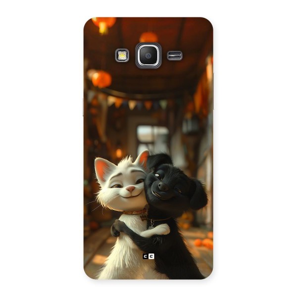 Cute Cat Dog Back Case for Galaxy Grand Prime