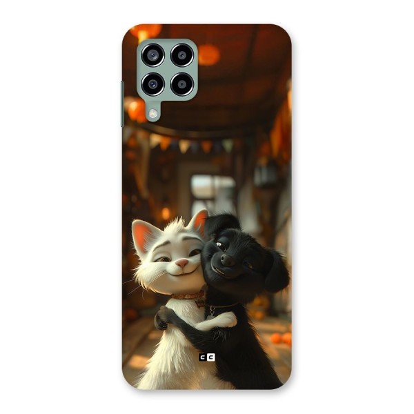 Cute Cat Dog Back Case for Galaxy M33