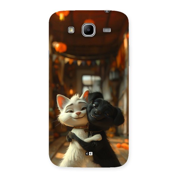 Cute Cat Dog Back Case for Galaxy Mega 5.8