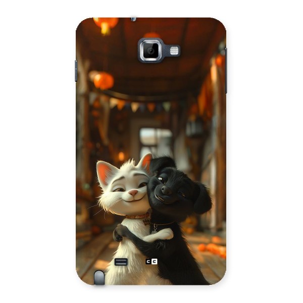 Cute Cat Dog Back Case for Galaxy Note