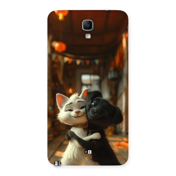 Cute Cat Dog Back Case for Galaxy Note 3 Neo