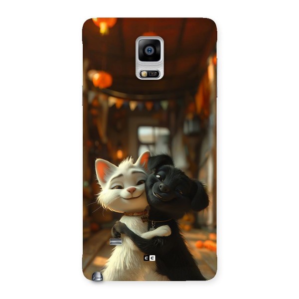 Cute Cat Dog Back Case for Galaxy Note 4