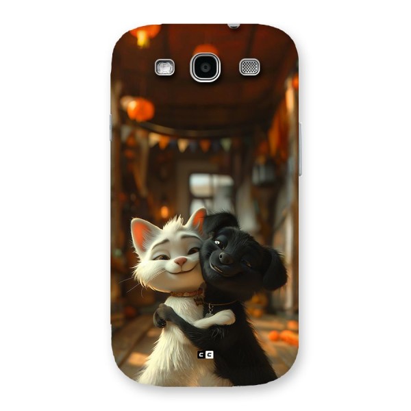 Cute Cat Dog Back Case for Galaxy S3